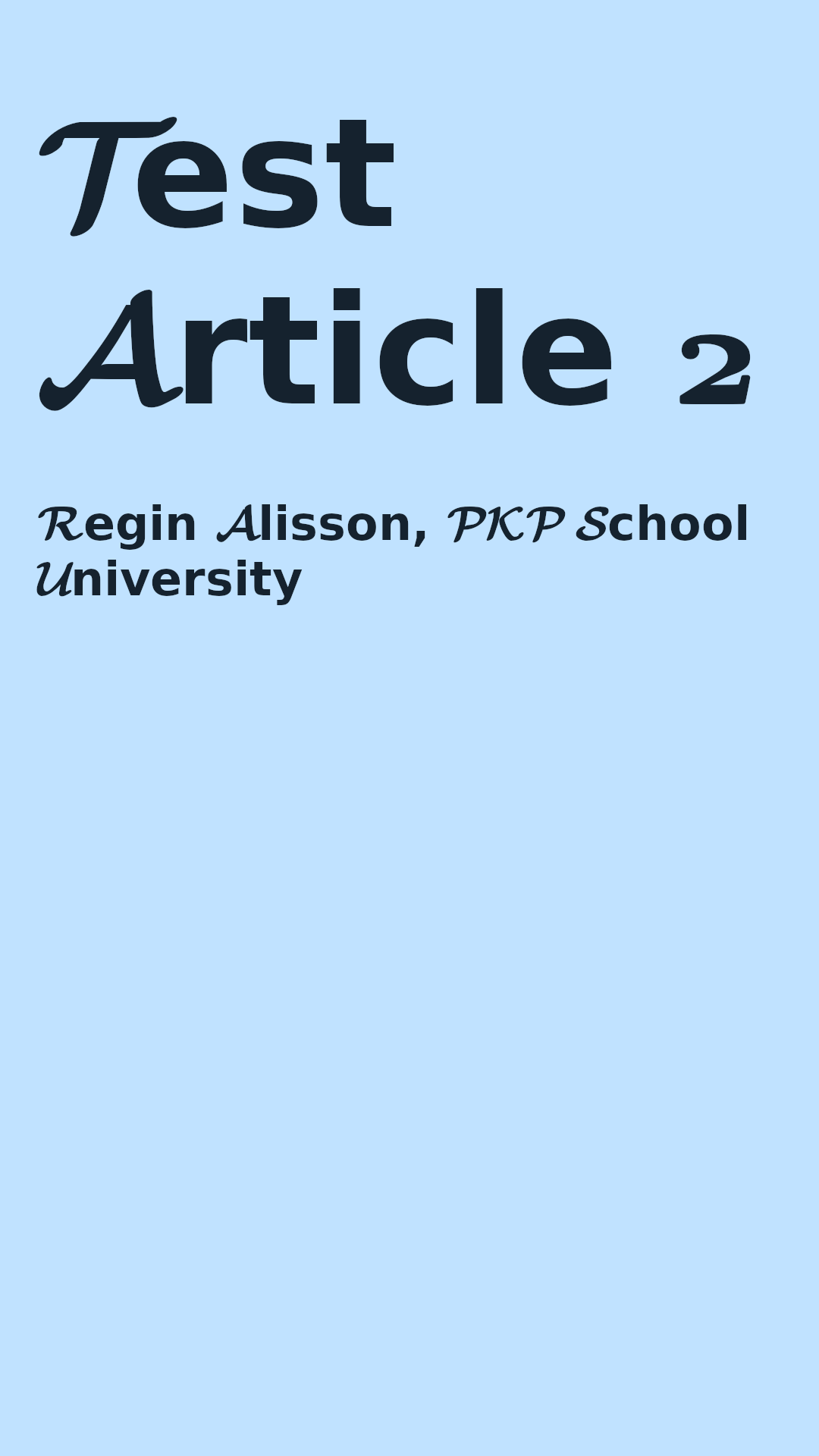 Article cover image